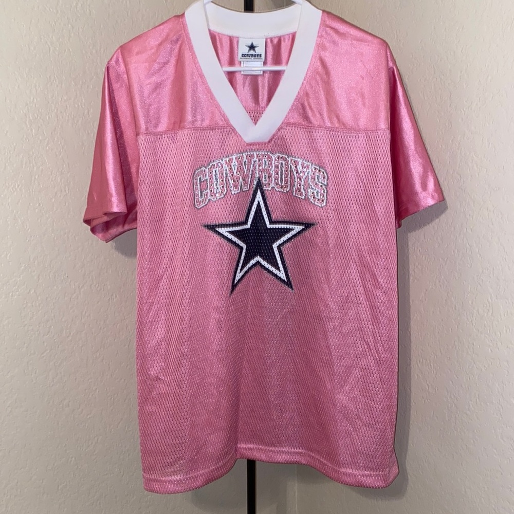 Dallas Cowboys pink jersey size 2XL - Picture 1 of 5